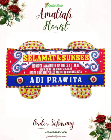 Papan Bunga Ucapan Selamat Sumberwudi